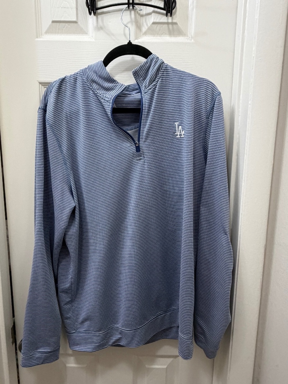 Los Angeles Dodgers Onward Reserve 1/4 Zip Golf Pullover Men's Large Blue MLB
